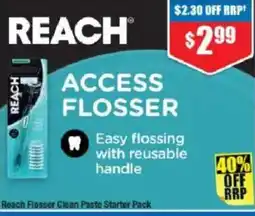 Chemist Warehouse Reach Flosser Clean Paste offer