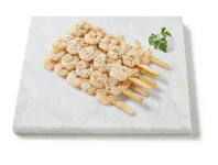 Coles Garlic Prawn Skewers Thawed offer