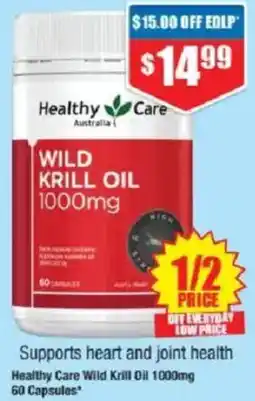 Chemist Warehouse Healthy Care Wild Krill Oil offer
