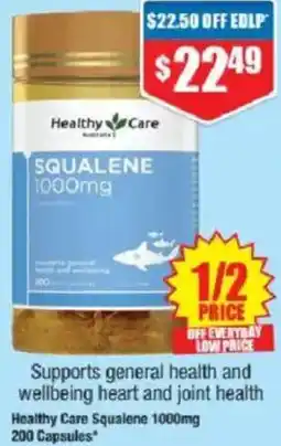 Chemist Warehouse Healthy Care Squalene offer