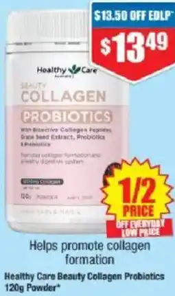 Chemist Warehouse Healthy Care Beauty Collagen Probiotics Powder offer