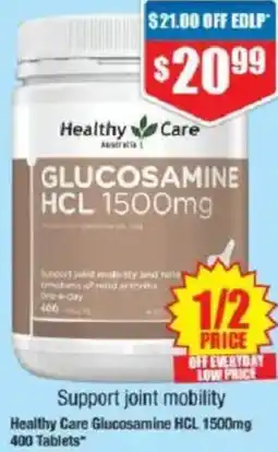 Chemist Warehouse Healthy care glucosamine hcl offer