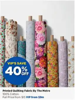Spotlight Printed Quilting Fabric By The Metre offer