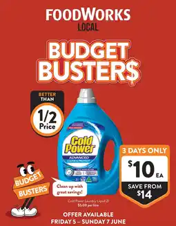 Foodworks Cold Power Laundry Liquid offer