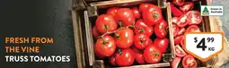 Foodworks Fresh from the vine truss tomatoes offer