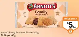 Foodworks Arnotts Family Favourites Biscuits offer