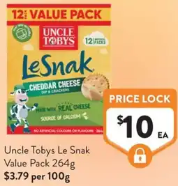 Foodworks Uncle Tobys Le Snak Value Pack offer