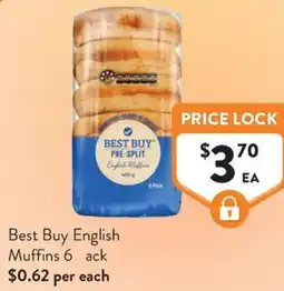 Foodworks Best Buy English Muffins offer