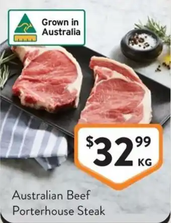 Foodworks Australian Beef Porterhouse Steak offer