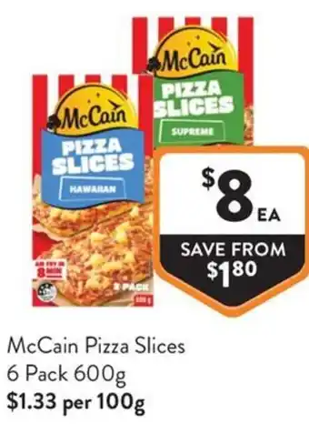 Foodworks McCain Pizza Slices offer