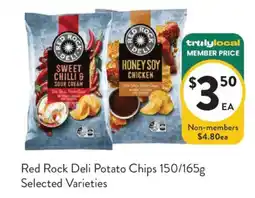 Foodworks Red Rock Deli Potato Chips offer