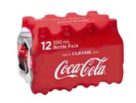 Coles Coca-Cola Soft Drink 12x300ml offer