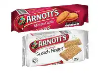Coles Arnott’s Creams, Scotch Finger, Choc Ripple or Plain Teddy Bear Biscuits 200g-250g offer