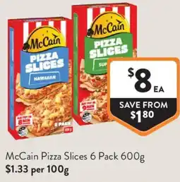 Foodworks McCain Pizza Slices offer