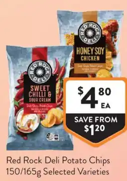Foodworks Red Rock Deli Potato Chips offer