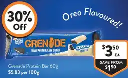 Foodworks Grenade Protein Bar offer