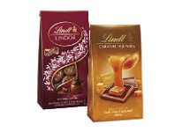 Coles Lindt Lindor Bag 123g-125g or Caramel Squares 124g offer