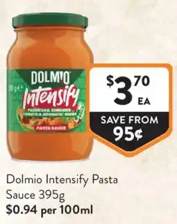 Foodworks Dolmio Intensify Pasta Sauce offer
