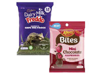 Cadbury Sharepack 144g-180g or Nestlé or Allen’s Chocolate Bites 110g-140g