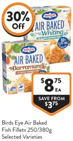 Foodworks Birds Eye Air Baked Fish Fillets offer