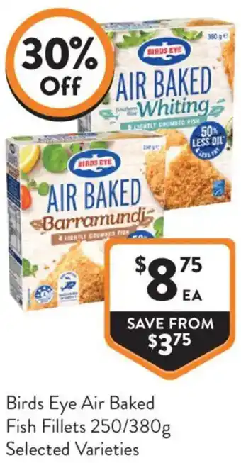 Foodworks Birds Eye Air Baked Fish Fillets offer