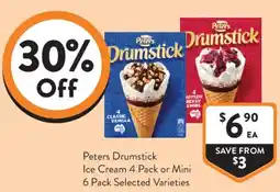 Foodworks Peters Drumstick Ice Cream or Mini offer