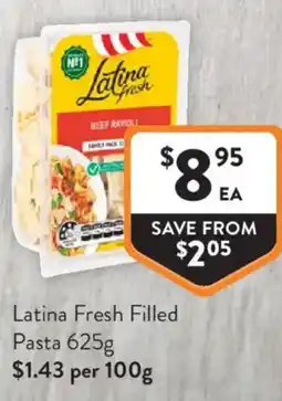 Foodworks Latina Fresh Filled Pasta offer