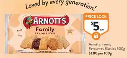 Foodworks Arnotts Family Favourites Biscuits offer