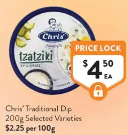 Foodworks Chris Traditional Dip offer