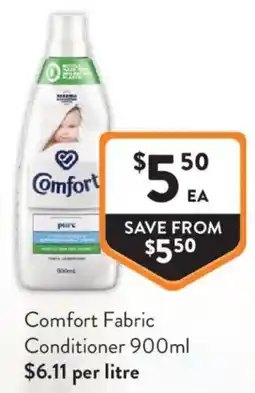Foodworks Comfort Fabric Conditioner offer