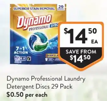 Foodworks Dynamo Professional Laundry Detergent Discs offer