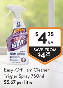 Foodworks Easy Off am Cleaner Trigger Spray offer