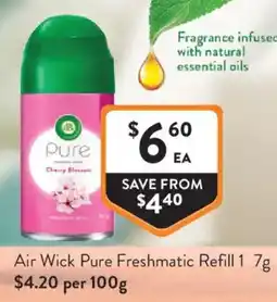 Foodworks Air Wick Pure Freshmatic Refill 1 offer