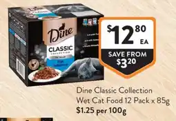 Foodworks Dine Classic Collection Wet Cat Food offer
