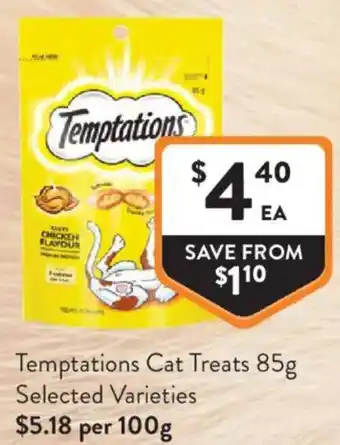 Foodworks Temptations Cat Treats offer