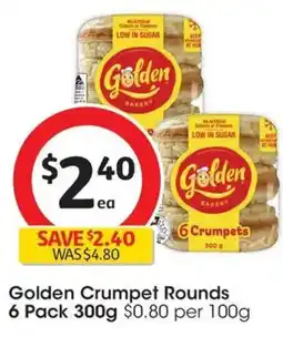 Coles Golden Crumpet Rounds offer