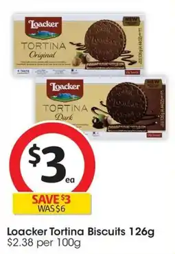 Coles Loacker Tortina Biscuits offer
