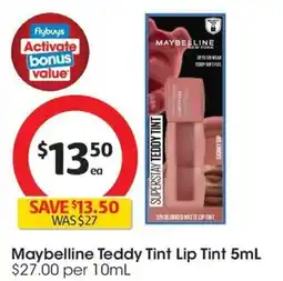 Coles Maybelline Teddy Tint Lip Tint offer