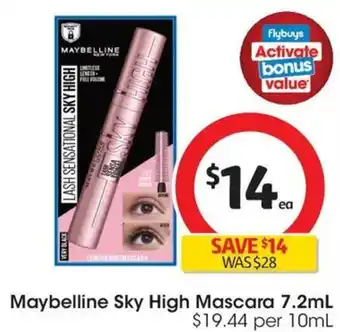 Coles Maybelline Sky High Mascara offer