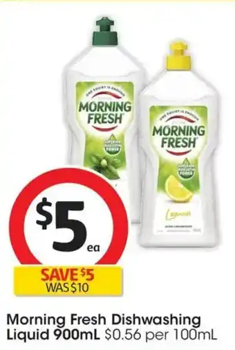 Coles Morning Fresh Dishwashing Liquid offer