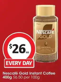 Coles Nescafé Gold Instant Coffee offer