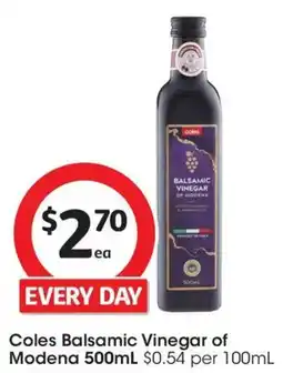 Coles Coles Balsamic Vinegar of Modena offer