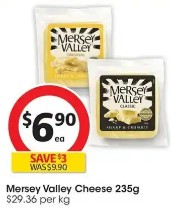 Coles Mersey Valley Cheese offer