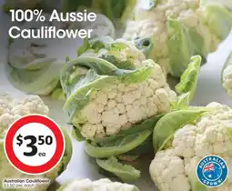 Coles Australian Cauliflower offer