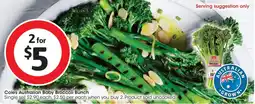 Coles Coles Australian Baby Broccoli Bunch offer