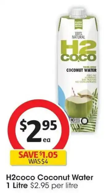 Coles H2coco Coconut Water offer