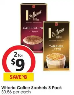 Coles Vittoria Coffee Sachets offer