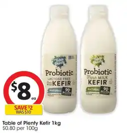 Coles Table of Plenty Kefir offer