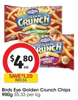 Coles Birds Eye Golden Crunch Chips offer