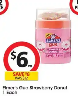 Coles Elmers Gue Strawberry Donut 1 Each offer